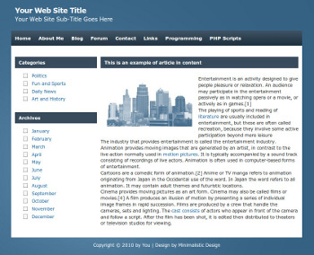 business website