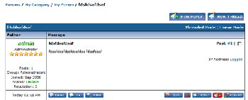 Mybb template screenshot